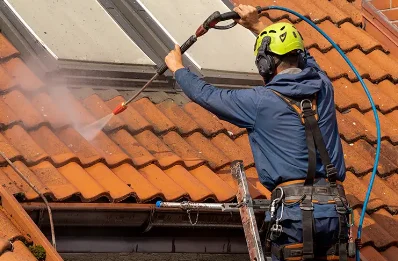 Démoussage et hydrofuge de toiture à Brens